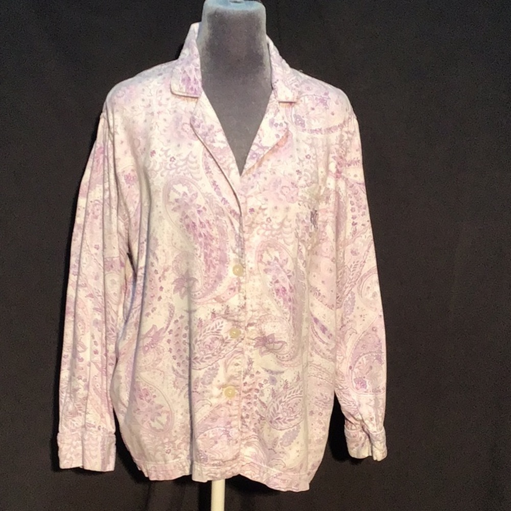 Lauren by Ralph Lauren pajama top size XL